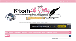 Desktop Screenshot of kisahsidairy.com